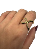 Anello Wave – Placcato in vero Oro