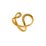 Anello Wave – Placcato in vero Oro