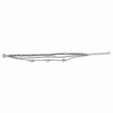 Bracciale Silver Stars – Acciaio Inossidabile