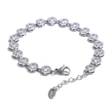 Bracciale Aurora – Acciaio Inossidabile con Zirconi