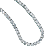 Collana Brillantea – Acciaio Inossidabile 45cm