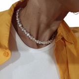 Choker Élégance – Perle Irregolari di Fiume